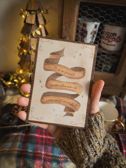 Carte Hiver - Et si on prenait un peu plus soin de notre santé mentale?