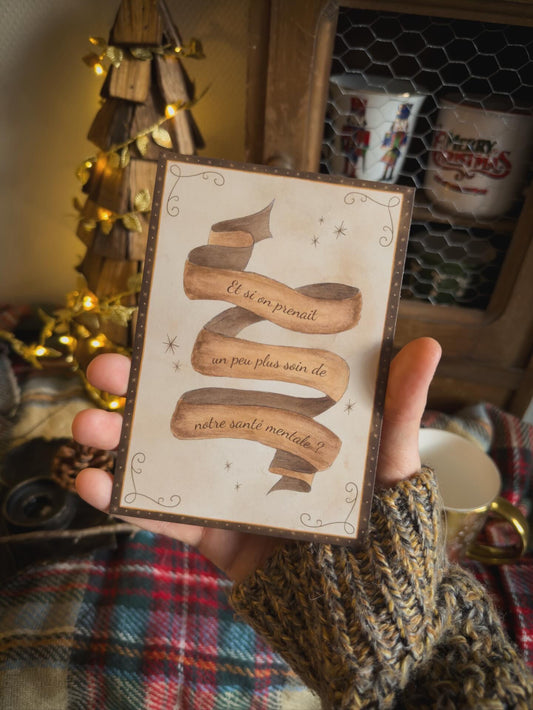 Carte Hiver - Et si on prenait un peu plus soin de notre santé mentale?
